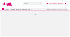 Desktop Screenshot of claudia-versand.de
